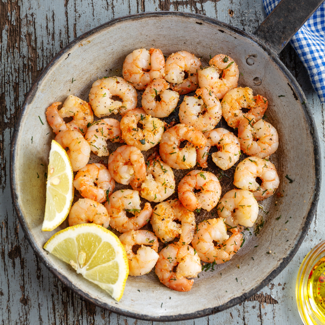 جمبري مقشر وسط -صغير   (1000جرام )  