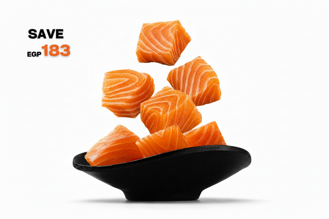 Salmon Cubes  (250-300gm)