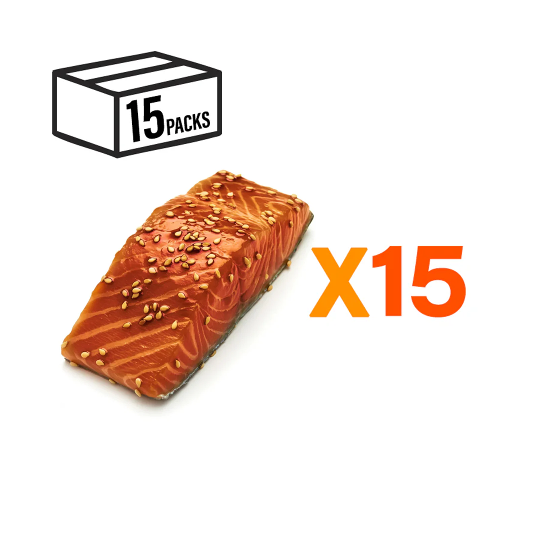 Teriyaki Marinade Salmon Fillet portion (15 packs)