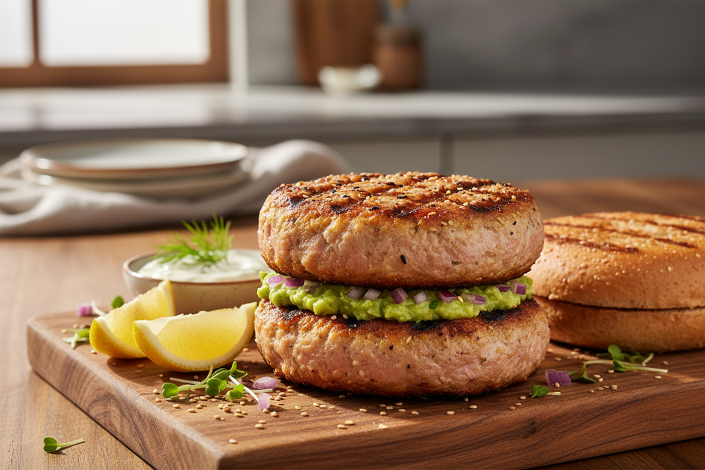 Tuna Burger - Premium Photography