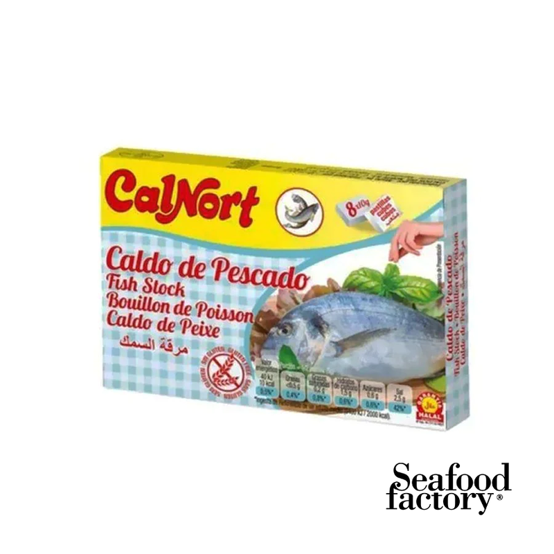 Calnort fish fish stock 80 gm - 8 cubes