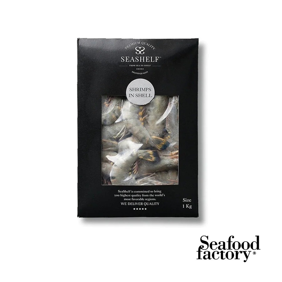 Black Tiger Shrimps Shell on (Jumbo - 1000 gm) – Seafood Factory