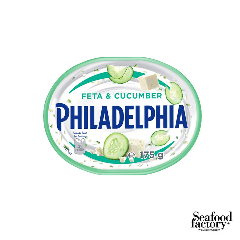 Philadelphia feta Cream Cheese with cucumber - 175 gm