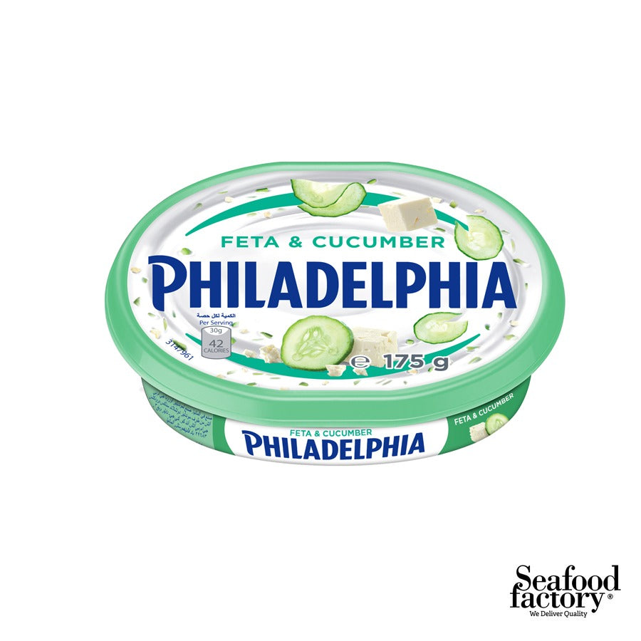 Philadelphia feta Cream Cheese with cucumber - 175 gm